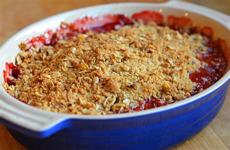 Strawberry Rhubarb Crisp Once Upon A Chef