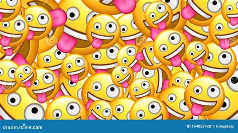 Classic Emoji Background With High Quality Stock Photo Image Of