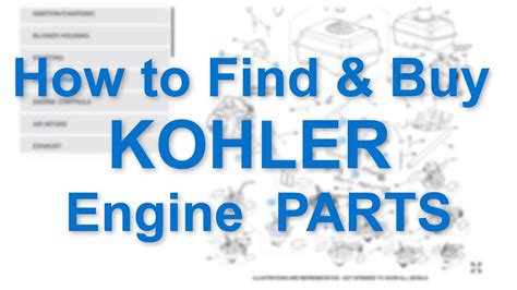 Where To Find And Buy KOHLER Engine Parts YouTube