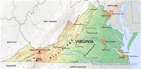 Geographical Map Of Virginia Map Of Western Hemisphere