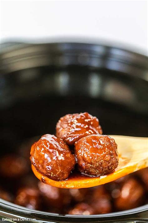 Check spelling or type a new query. Crock Pot Grape Jelly Meatballs - 3 ingredient crock pot meatballs