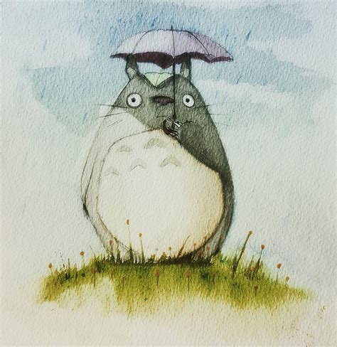 A Watercolor Venture Of Totoro