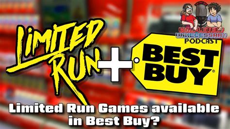 Limited Run Games Available in Best Buy?! #CUPodcast - YouTube
