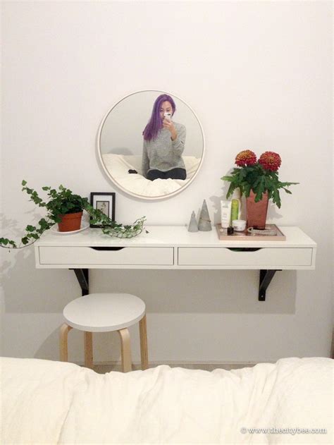 Create An Ikea Ekby Alex Vanity And Have A Dedicated Spot To Primp And Prep It S Super Simple