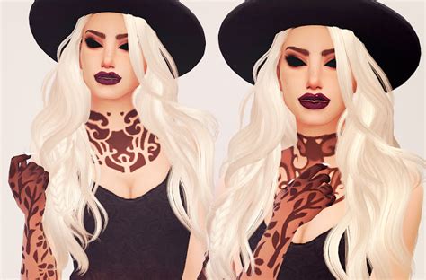 Glory And Gore Vampire Tattoo Conversion At Valhallan Sims 4 Updates
