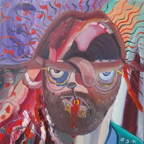 Self Portrait By Bryan Charnley A British Schizophrenic Artist Ra