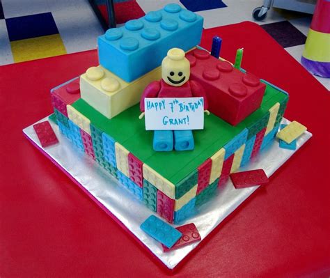 Mara's hello kitty cake and cupcakes this is for a 7 year old's birthday party. Lego Yellow Man Birthday Cake - CakeCentral.com