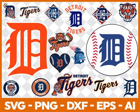 Detroit Tigers Svg Detroit Tigers Logo Mlb Baseball Svg Cut File For