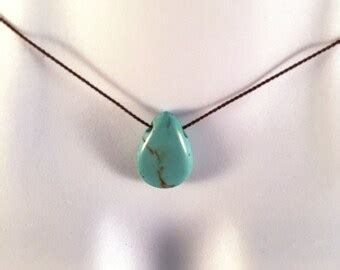 Items Similar To Turquoise Tear Briolette Dangling From Branch
