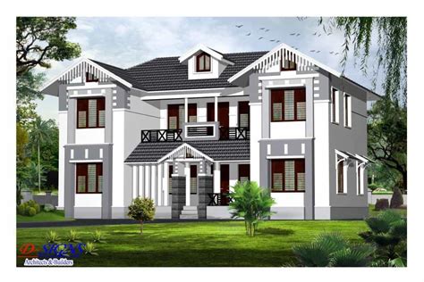 Good Kerala Style Exterior House Elevation At 2385 Sqft