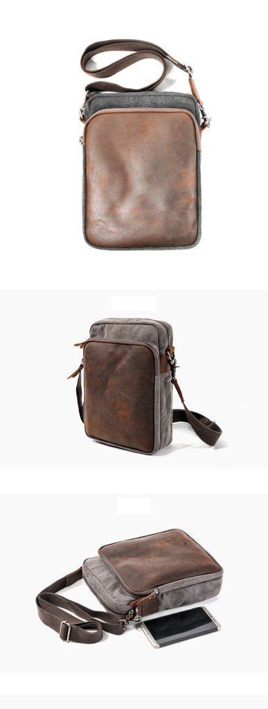 Buy the latest cool leather gearbest.com offers the best cool leather products online shopping. Cool Canvas Leather Mens Vertical Small Side Bag Gray ...