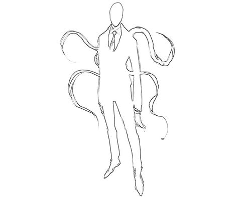 Instead of a head, there are two speakers. Slender Slender Man Character | Yumiko Fujiwara