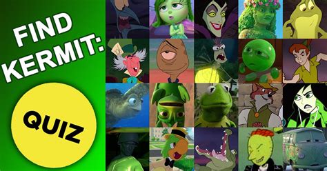 Green Pixar Characters
