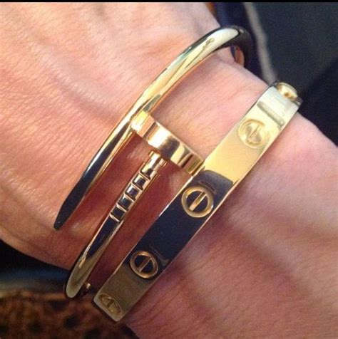 Find great deals on ebay for mens cartier bracelet. Men's Rustic 18k Gold Cuff Nail Bracelet Bangle - 100% ...