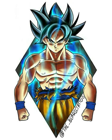 Pin De Michael Monka Em Goku Ultra Tatuagens De Anime Goku Desenho
