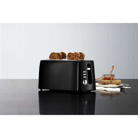 Contempo 4 Slice Toaster Black Woolworths