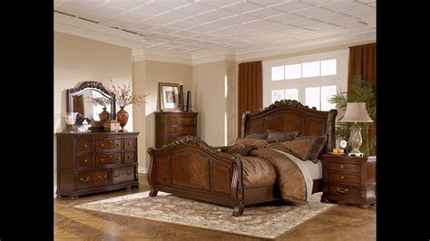 You can browse through lots of rooms fully furnished with inspiration and quality bedroom furniture here. Ashley Furniture Bedroom Set Marble Top - YouTube