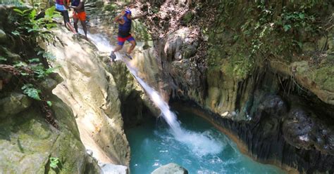 damajagua waterfalls with lunch buffet getyourguide