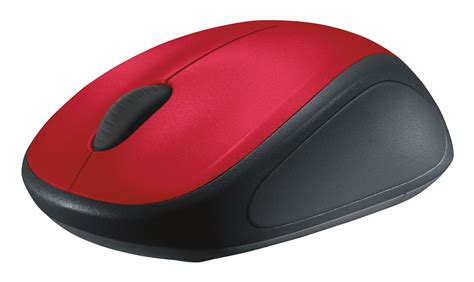 M235 Wireless Mouse Red Logitech Mus Skiftselvdk