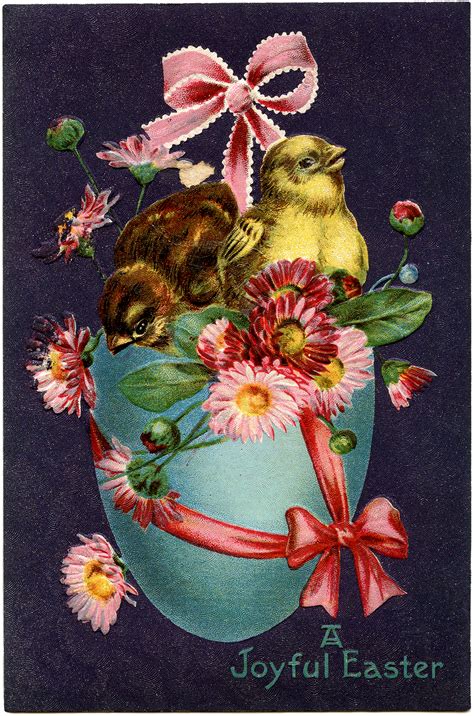 Vintage Easter Stock Image Super Pretty The Graphics