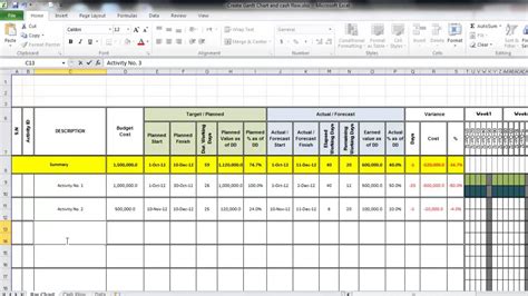 Excel has more types of charts than jimmy carter's got peanuts, but it's almost impossible to find a default chart perfect for your presentation. Create Gantt Chart and cash flow using excel - YouTube