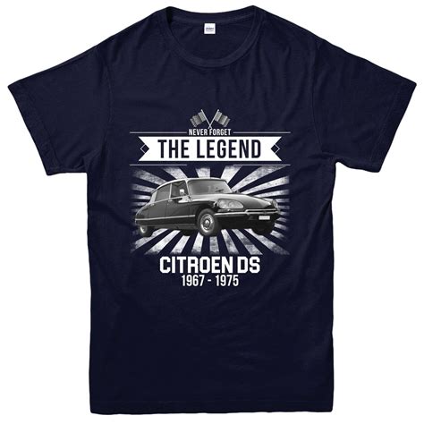 The retro cars series by drumstick is a tribute to classic vintage cars from the 20th century. Citroen DS T Shirt, Never Forget The Legends Cars Design ...