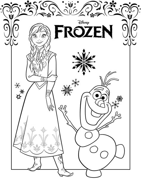 29 Disegni Frozen Da Colorare E Stampare