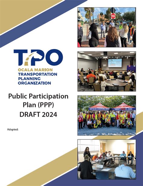 Public Participation Plan Ppp Transportation Planning Organization