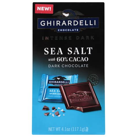 Save On Ghirardelli Intense Dark Chocolate Sea Salt 60 Cacao Order