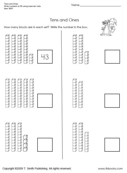 Home teachers math worksheets view all math worksheets tens ones and more. Tens and Ones Worksheet 1 | TLSBooks in 2020 | Tens and ones worksheets, Tens and ones, Math ...