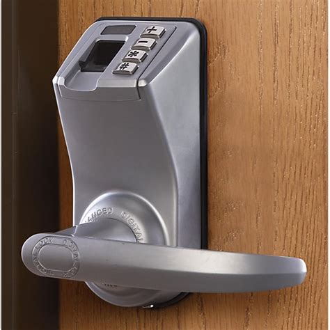 Barska Fingerprint Door Lock 149630 Home Security Devices At