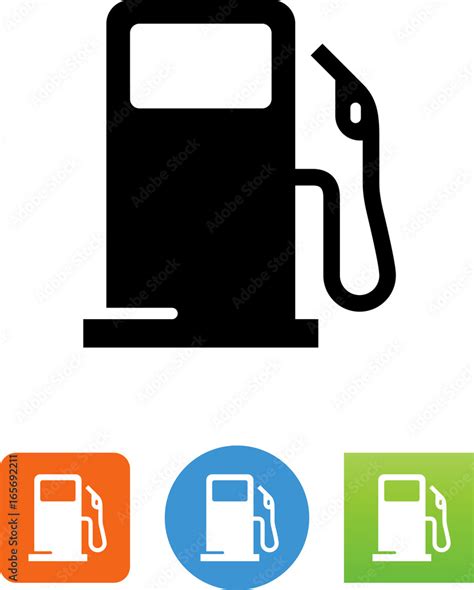 Fuel Pump Icon Illustration Stock Vector Adobe Stock