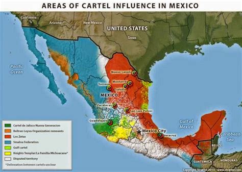 Mexico Drug Cartel Map