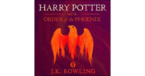 Harry Potter And The Order Of The Phoenix Audiobook By Jk Rowling