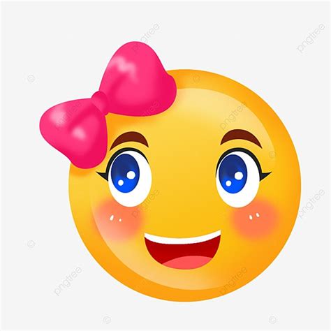 Smiling Face Clipart Hd Png Lovely Smiling Face With Bow With Bow