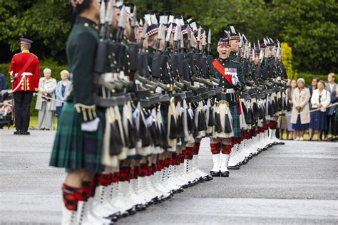 Army In Scotland Welcomes Her Majesty The Queen To Edinburgh The