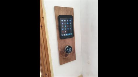 Ipad Magnetic Wall Mount With Wireless Charging Youtube