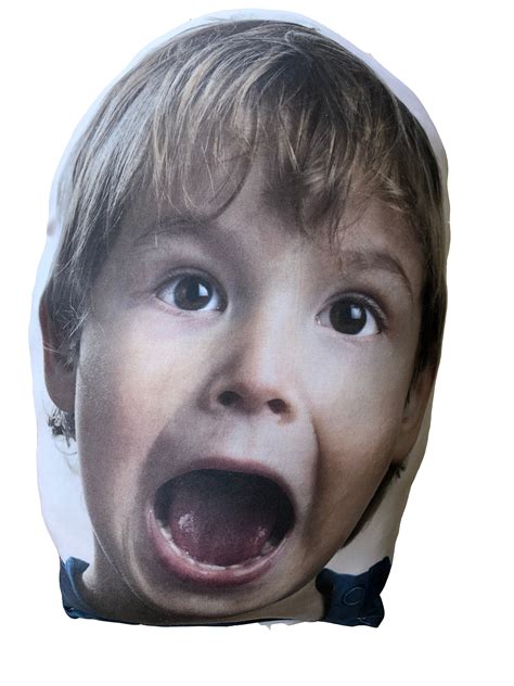 Customized Smush Face Pillow Your Kids Or Husbands Or Wifes Or Pets