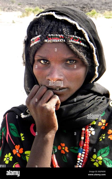 Afar Woman Danakil Ethiopia Stock Photo Alamy