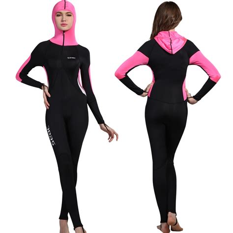 Seac Lycra Skin Dive Women Wetsuits Hooded Full Body Lightweight Wetsuit In Wetsuit From Sports