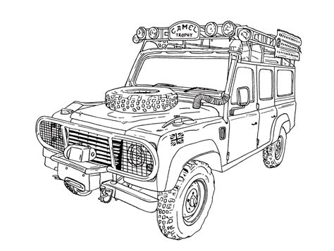 16 Land Rover Coloring Pages Free Printable Coloring Pages