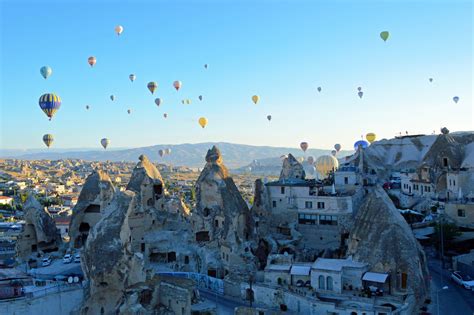 In Central Turkeys Cappadocia A Landscape Of Fairy Chimneys And Cave
