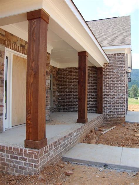 30 Ideas For House Pillars Design House Exterior Front Porch