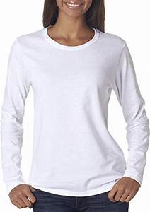 Gildan Heavy Cotton Ladies 39 Long Sleeve T Shirt Wht Medium Brought