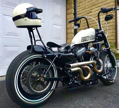 Rush slip on exhaust, official sportster rigid mount saddlebags with license plate and blinker relocation kit installedâ€¦ $1000 in bags alone. Pin by Mother Road on Copper Harley Sportster Softail Dyna ...