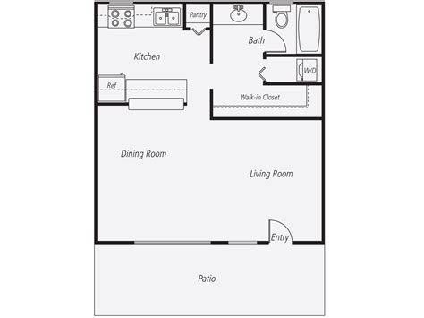 600 Sq Ft Studio Apartment Floor Plan Apartment Post