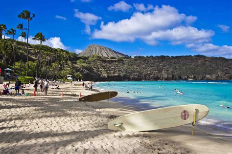 Hanauma Bay The Curved Bay With A View Of