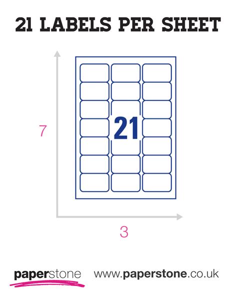 Microsoft word 2013 makes this simple intended for you to create several types of label template word 21 per sheet. 21 Labels Per Sheet | Paperstone