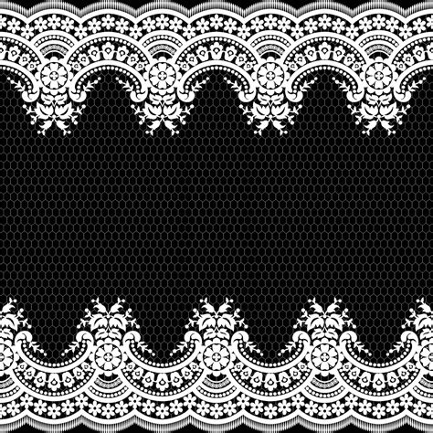 White Lace Texture Vector