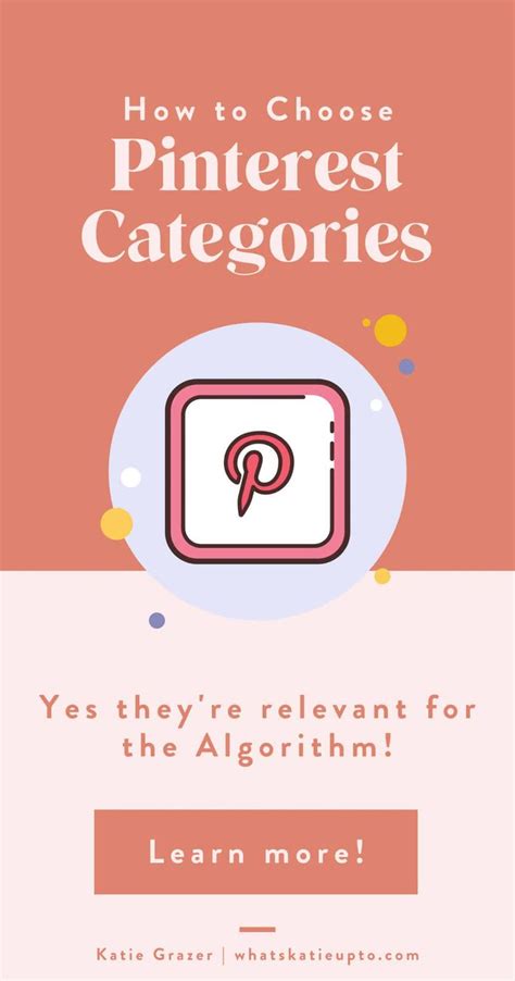 Pinterest Categories Are Actually Relevant For The Pinterest Algorithm And Can Help You Grow